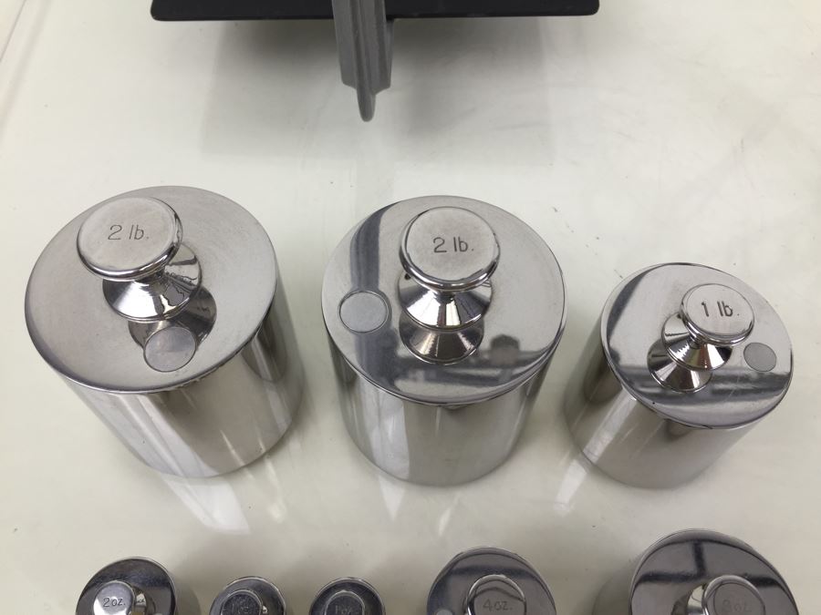 W & L E Gurley Traveling Balance Scale With Weights Troy New York Excellent Condition Collapsible Scale Patent 1913 [Photo 11]