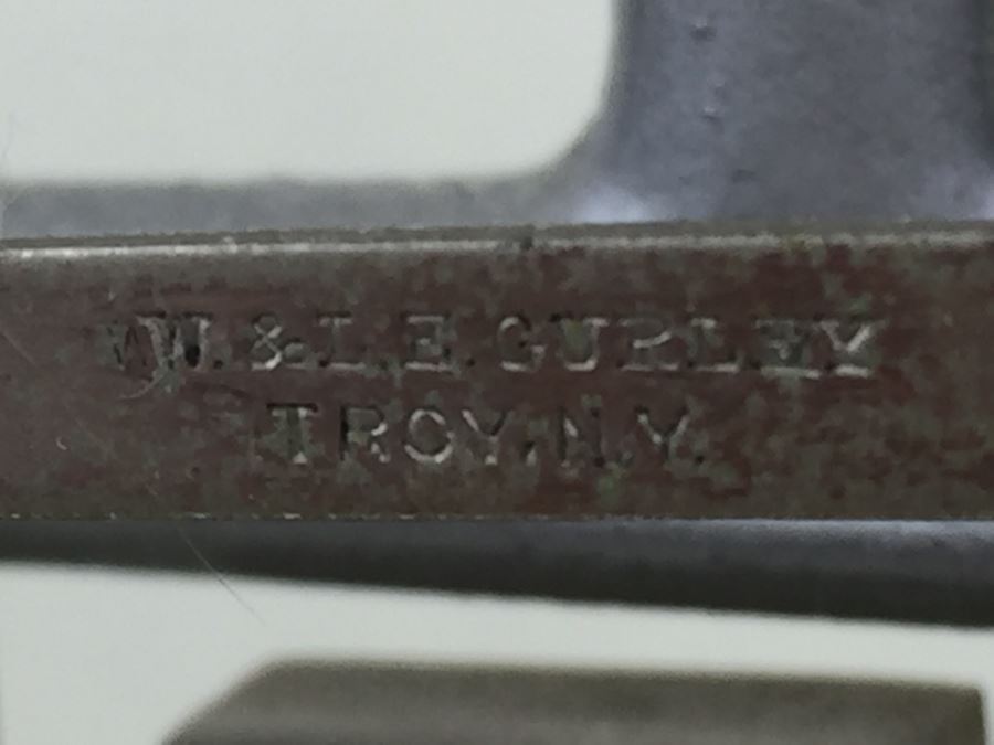 W & L E Gurley Traveling Balance Scale With Weights Troy New York Excellent Condition Collapsible Scale Patent 1913 [Photo 20]