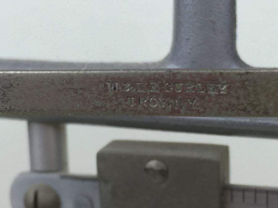 W & L E Gurley Traveling Balance Scale With Weights Troy New York Excellent Condition Collapsible Scale Patent 1913 [Photo 16]