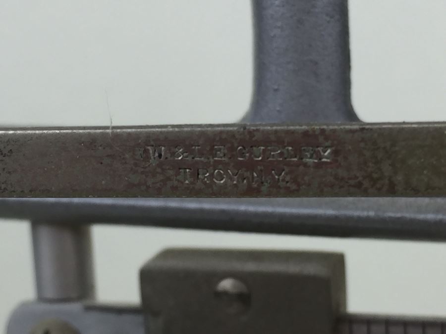 W & L E Gurley Traveling Balance Scale With Weights Troy New York Excellent Condition Collapsible Scale Patent 1913 [Photo 17]