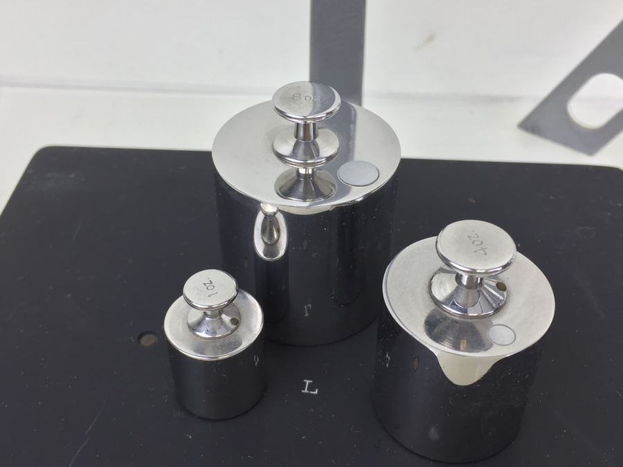 W & L E Gurley Traveling Balance Scale With Weights Troy New York Excellent Condition Collapsible Scale Patent 1913 [Photo 24]