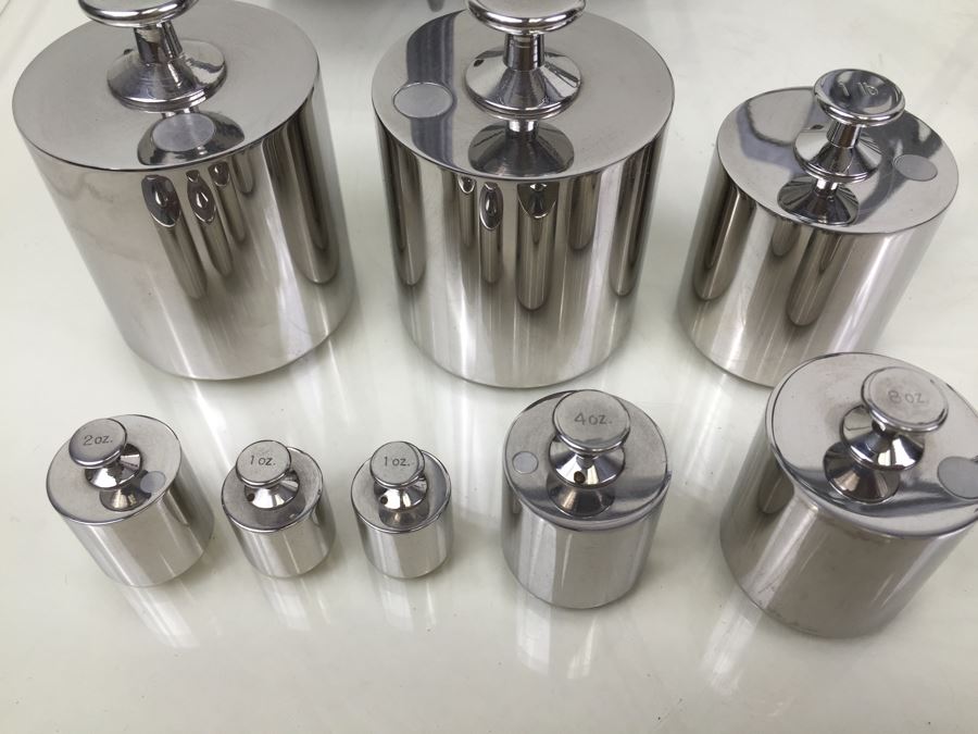 W & L E Gurley Traveling Balance Scale With Weights Troy New York Excellent Condition Collapsible Scale Patent 1913 [Photo 12]