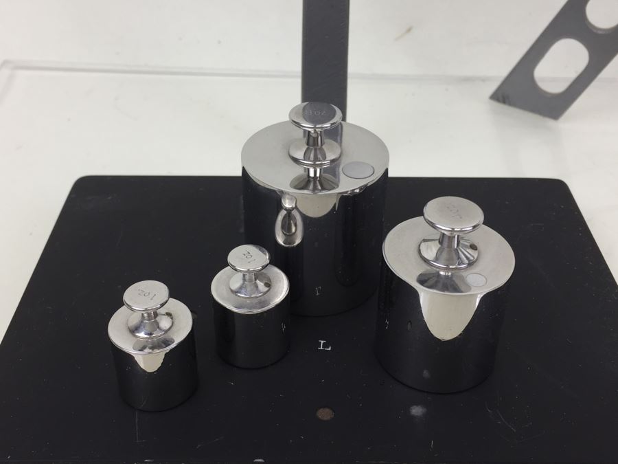 W & L E Gurley Traveling Balance Scale With Weights Troy New York Excellent Condition Collapsible Scale Patent 1913 [Photo 26]