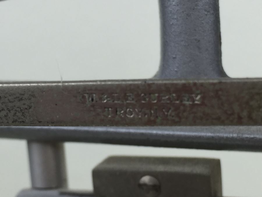 W & L E Gurley Traveling Balance Scale With Weights Troy New York Excellent Condition Collapsible Scale Patent 1913 [Photo 18]