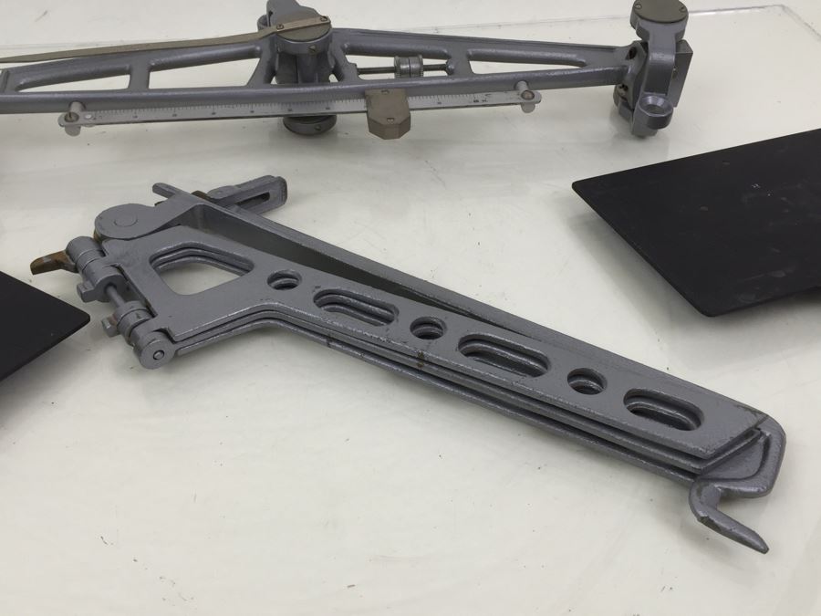 W & L E Gurley Traveling Balance Scale With Weights Troy New York Excellent Condition Collapsible Scale Patent 1913 [Photo 4]