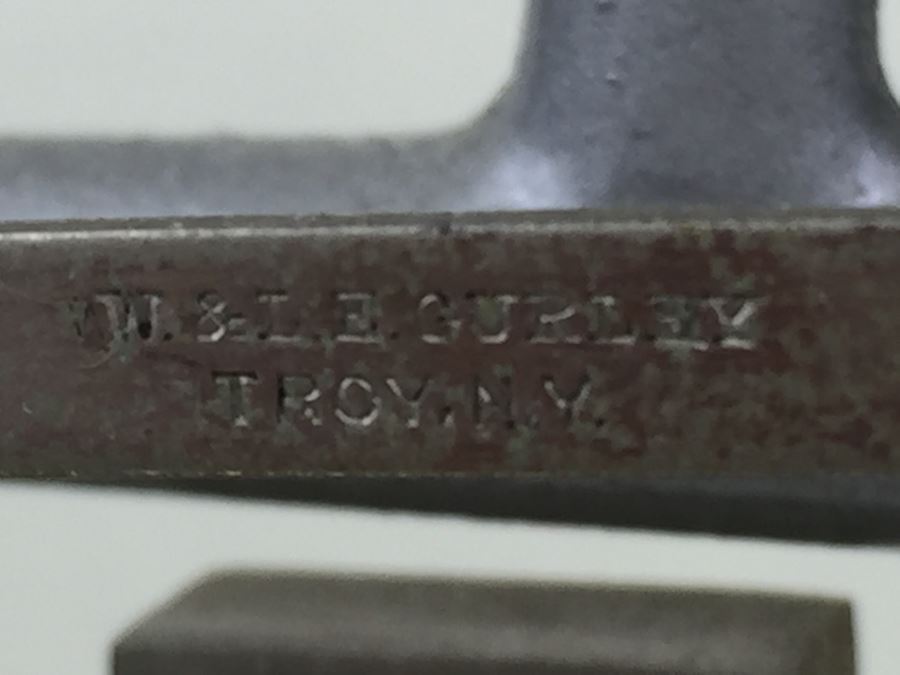 W & L E Gurley Traveling Balance Scale With Weights Troy New York Excellent Condition Collapsible Scale Patent 1913 [Photo 19]