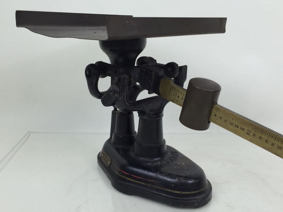 Vintage Fairbanks Scale Cast Iron And Brass Scale [Photo 10]