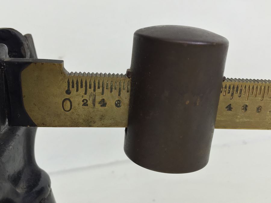Vintage Fairbanks Scale Cast Iron And Brass Scale [Photo 6]