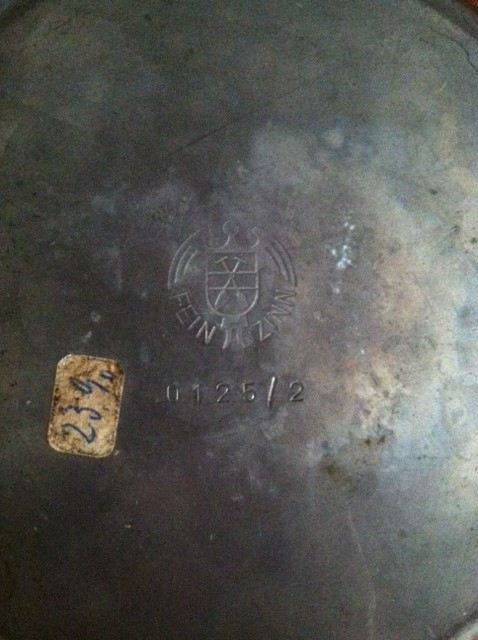 Fein Zinn Pewter Bowl / Oneida Bowl - 'Health, Wealth, and The Time To Enjoy Them' [Photo 3]