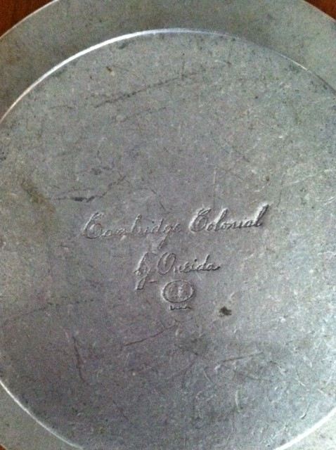 Fein Zinn Pewter Bowl / Oneida Bowl - 'Health, Wealth, and The Time To Enjoy Them' [Photo 2]