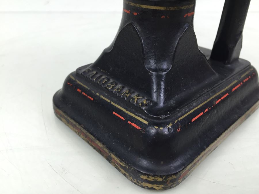Vintage Fairbanks Scale Cast Iron And Brass Scale [Photo 2]