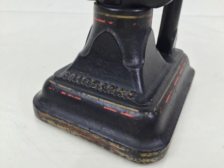 Vintage Fairbanks Scale Cast Iron And Brass Scale [Photo 7]