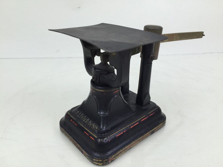 Vintage Fairbanks Scale Cast Iron And Brass Scale [Photo 5]