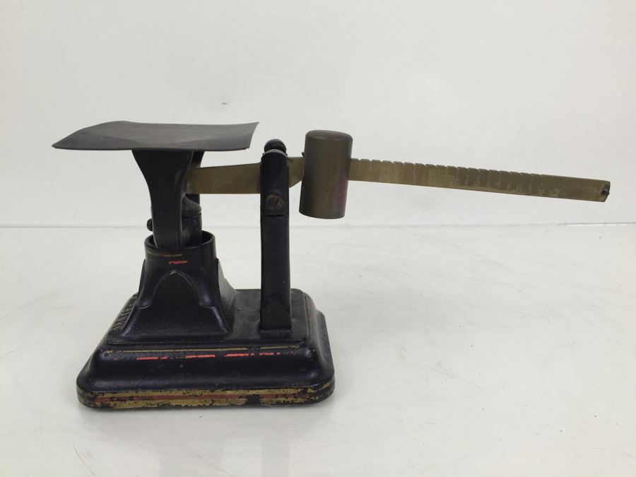Vintage Fairbanks Scale Cast Iron And Brass Scale [Photo 1]