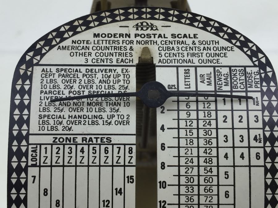 Vintage I D L Mfg Co. Modern Postal Scale [Photo 2]