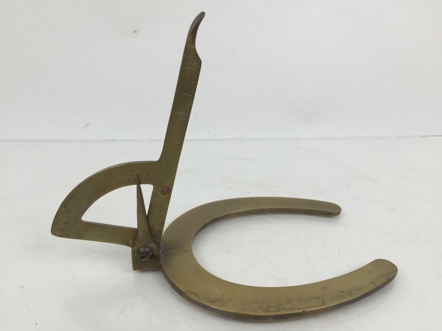 Vintage Brass Scientific Angle Measuring Device