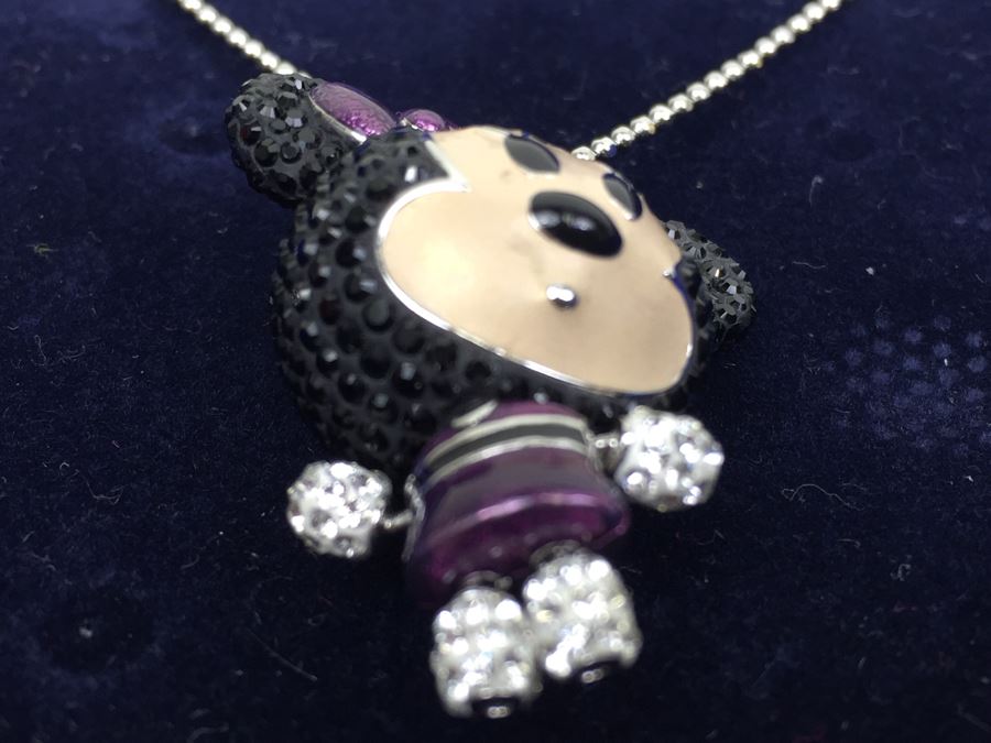 Swarovski Minnie Cuties Pendant 1126550 New In Box [Photo 7]
