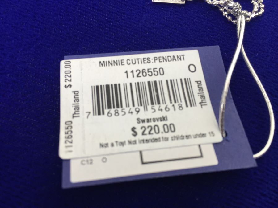 Swarovski Minnie Cuties Pendant 1126550 New In Box [Photo 3]