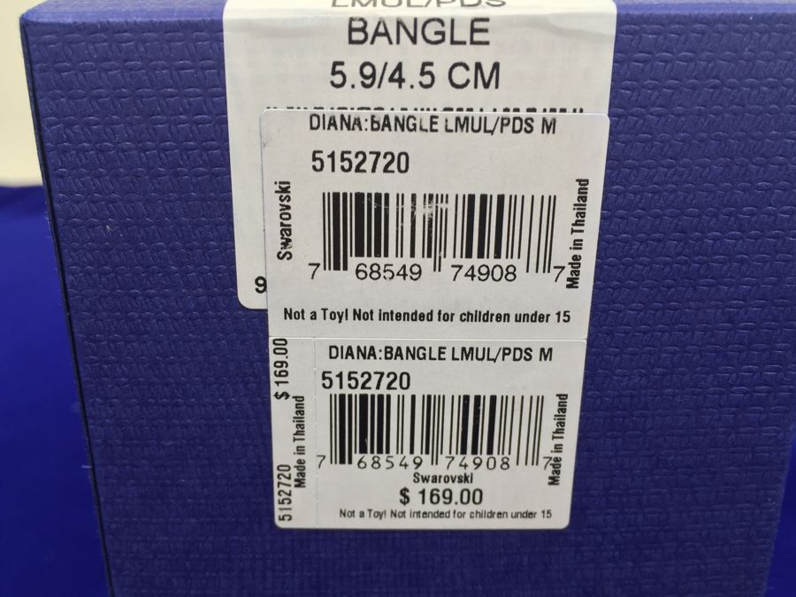 Swarovski Diana Crystal Bangle 5152720 New In Box [Photo 6]