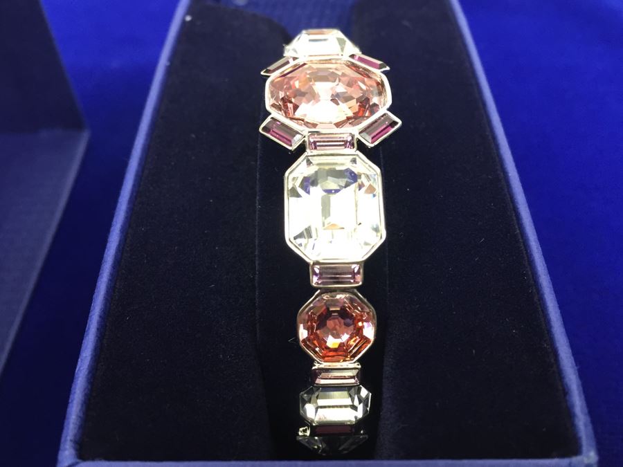 Swarovski Diana Crystal Bangle 5152720 New In Box [Photo 8]