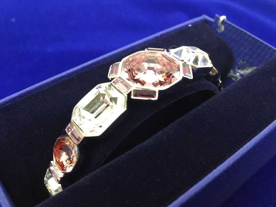 Swarovski Diana Crystal Bangle 5152720 New In Box [Photo 9]