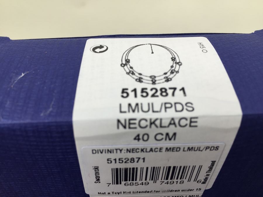 Swarovski Divinity Crystal Necklace 40cm 5152871 New In Box [Photo 4]