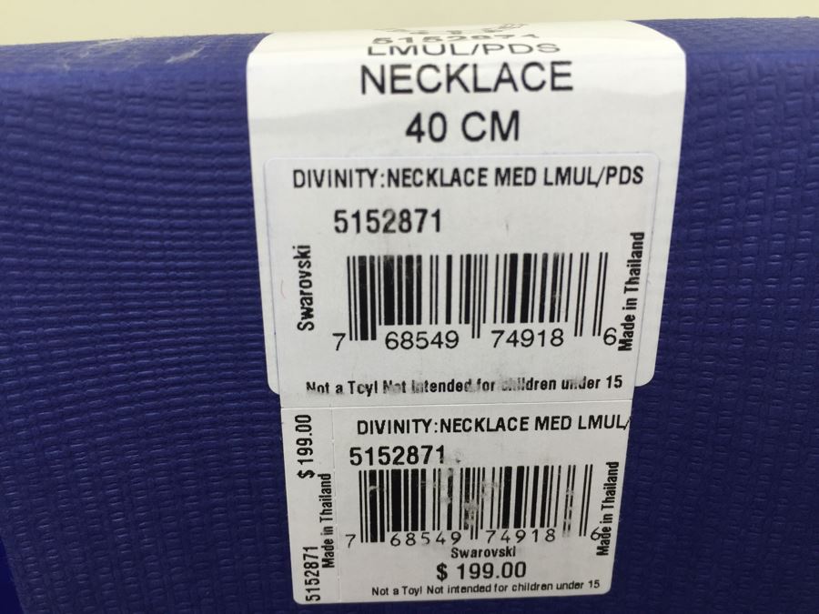 Swarovski Divinity Crystal Necklace 40cm 5152871 New In Box [Photo 3]