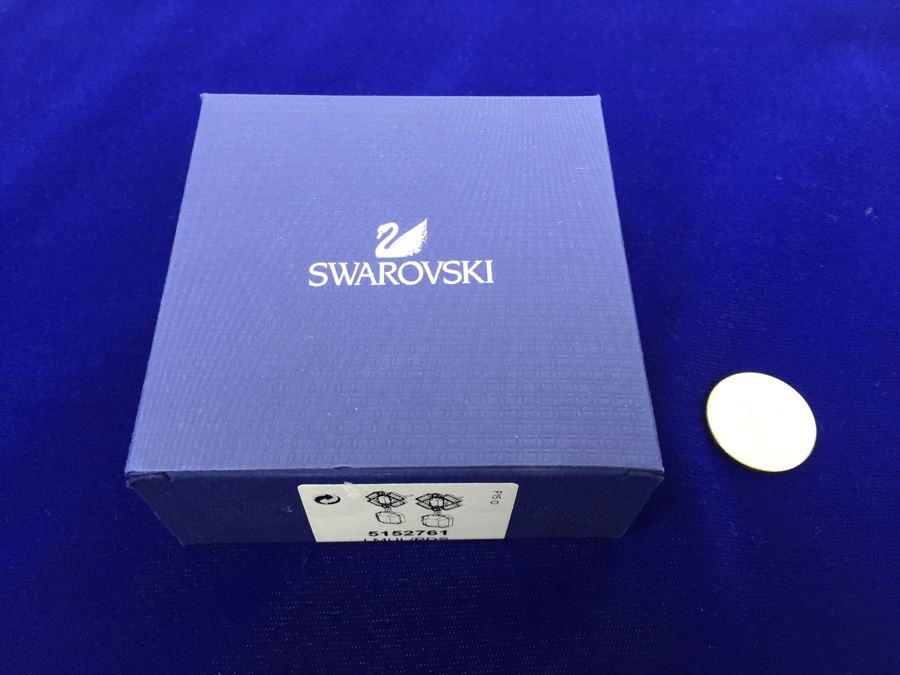 Swarovski Diana Crystal Earrings New In Box 5152761