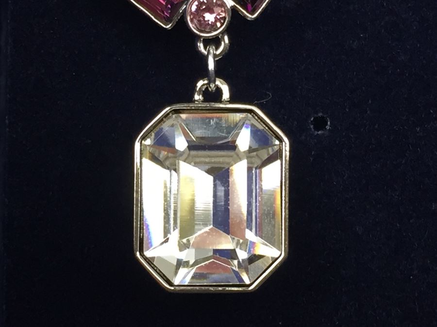 Swarovski Diana Crystal Earrings New In Box 5152761 [Photo 12]