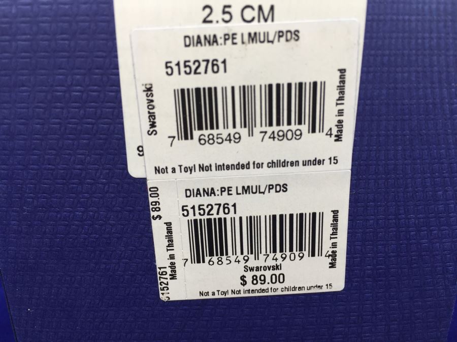 Swarovski Diana Crystal Earrings New In Box 5152761 [Photo 6]