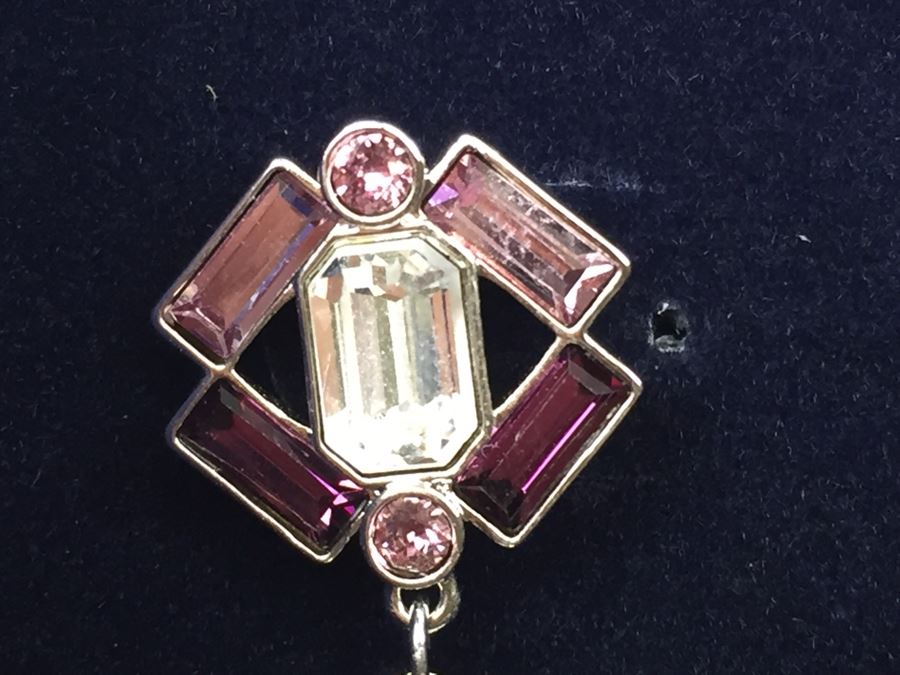 Swarovski Diana Crystal Earrings New In Box 5152761 [Photo 11]