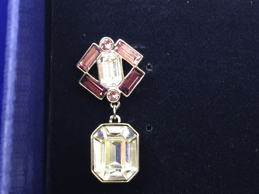Swarovski Diana Crystal Earrings New In Box 5152761 [Photo 10]