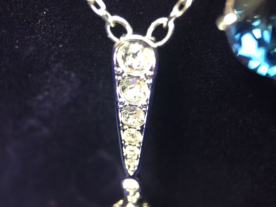 Swarovski Vintage Crystal Earrings And Pendant Necklace 5142379 New In Box [Photo 13]