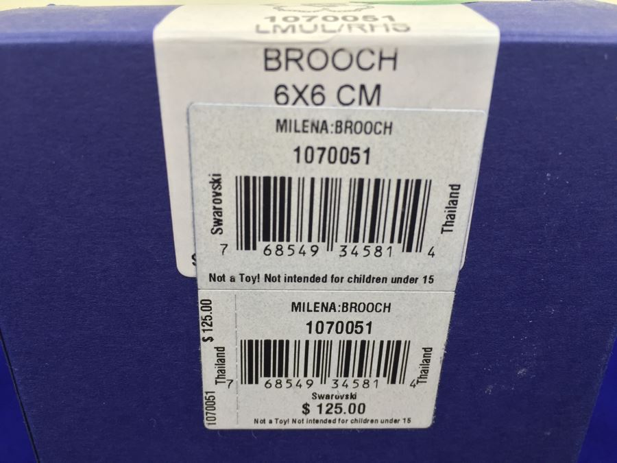 Swarovski Milena Crystal Brooch 1070051 [Photo 6]