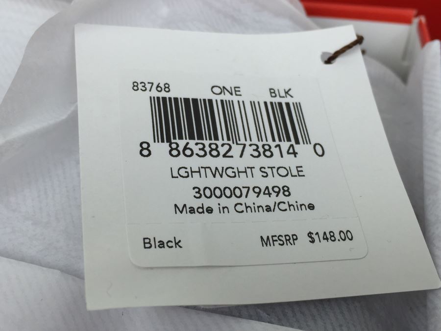 Coach Lightweight Stole Scarf New In Box [Photo 3]