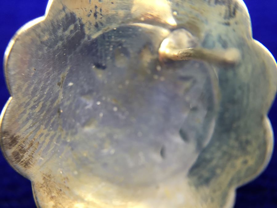 Sterling Silver Pierced Earrings With Black Onyx New [Photo 6]