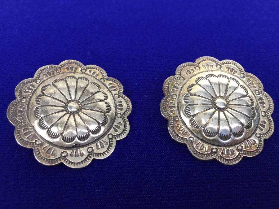 Sterling Silver Pierced Earrings [Photo 3]