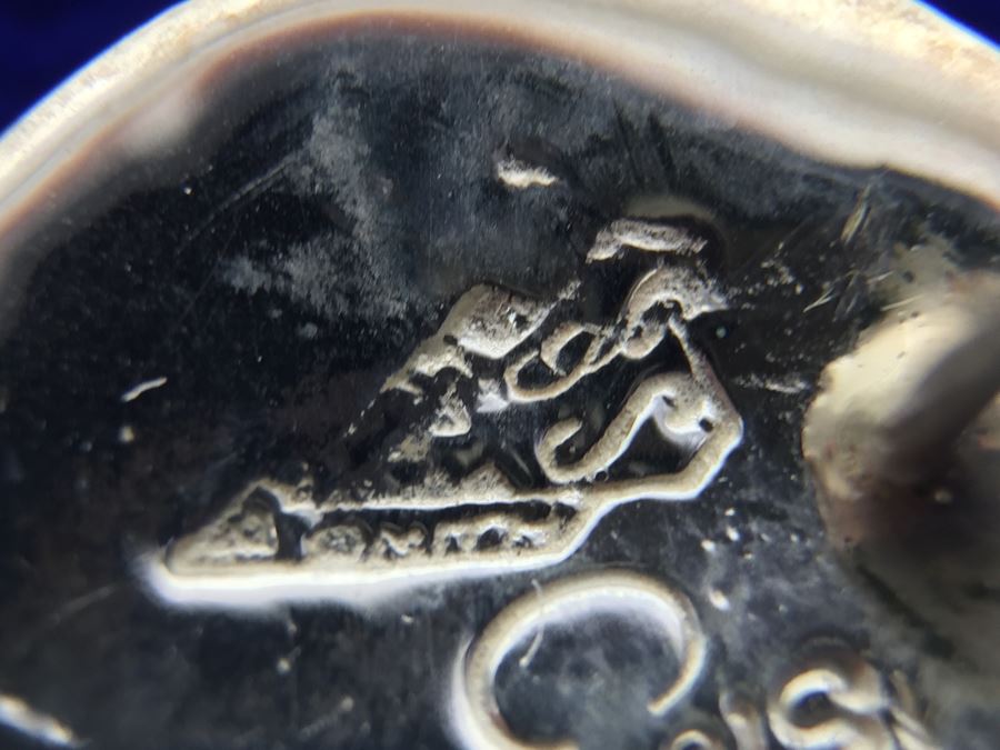 Sterling Silver Lapis And Turquoise Pierced Earrings Signed New Mexico [Photo 16]