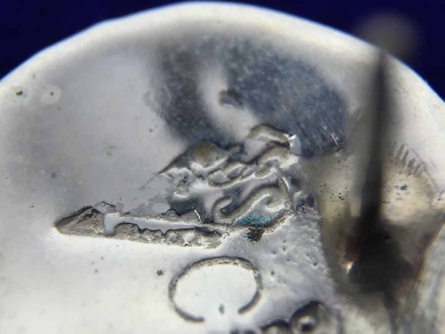 Sterling Silver Lapis And Turquoise Pierced Earrings Signed New Mexico [Photo 14]