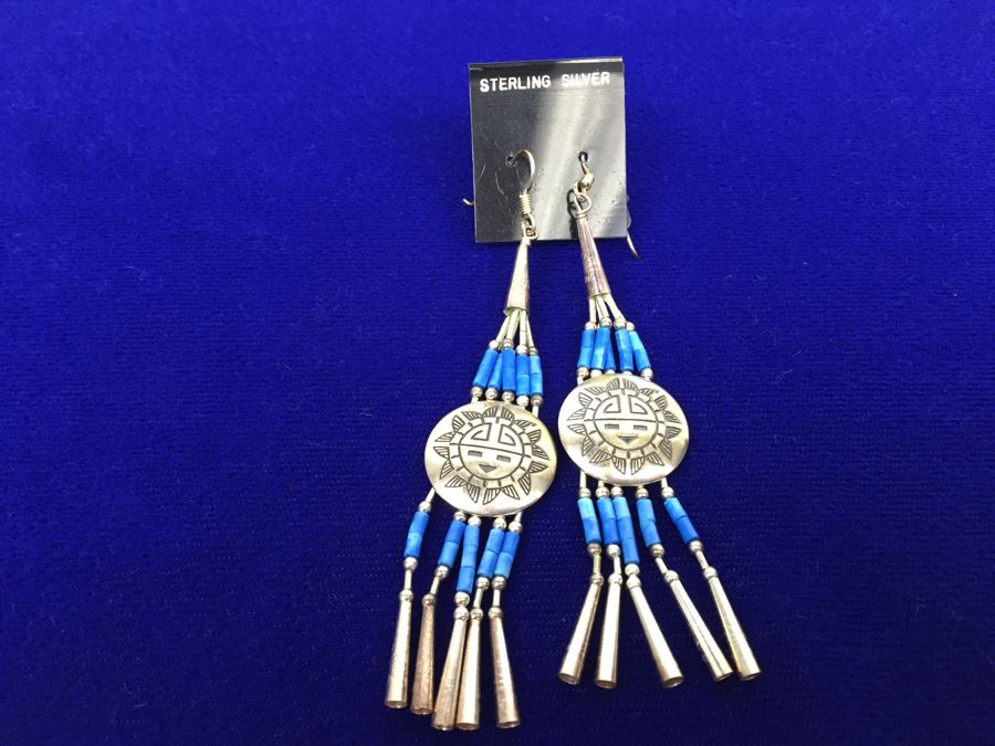 Sterling Silver Pierced Earrings [Photo 4]