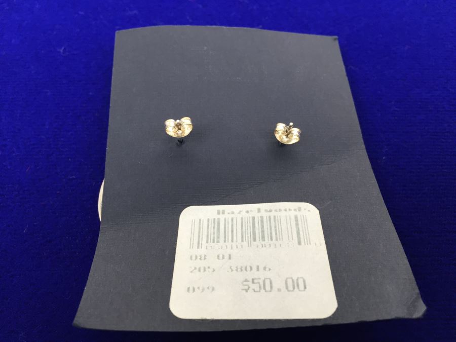 Sterling Silver Malachite Earrings Signed STE Sterling [Photo 4]