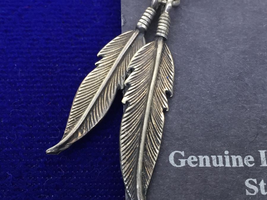 Native American Sterling Silver Earrings [Photo 3]