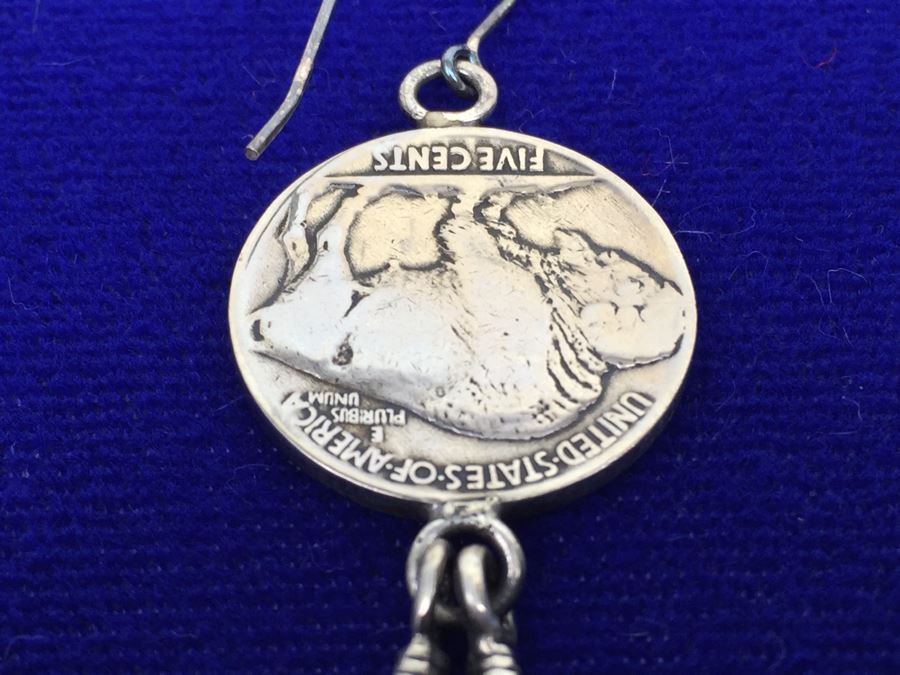 Native American Sterling Silver Earrings [Photo 8]