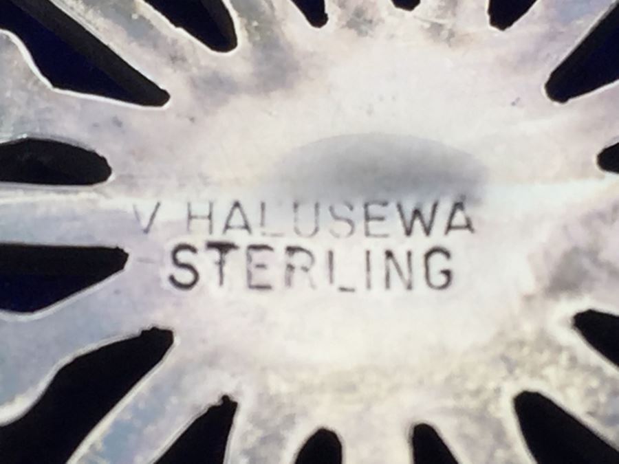 Zuni V Halusewa Sterling Silver Pendant Brooch With Sterling Silver Necklace NEW [Photo 3]