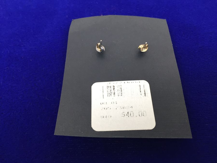 Vintage Sterling Silver Navajo Teardrop Pierced Earrings Signed RWF [Photo 5]