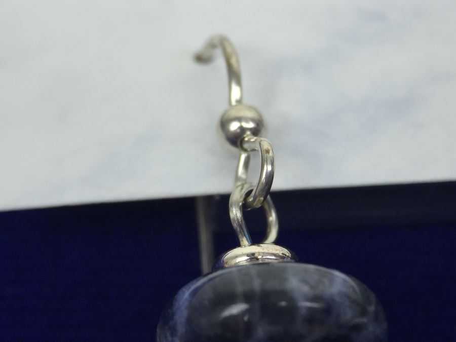 Sodalite Beads And Sterling Silver Earrings [Photo 5]