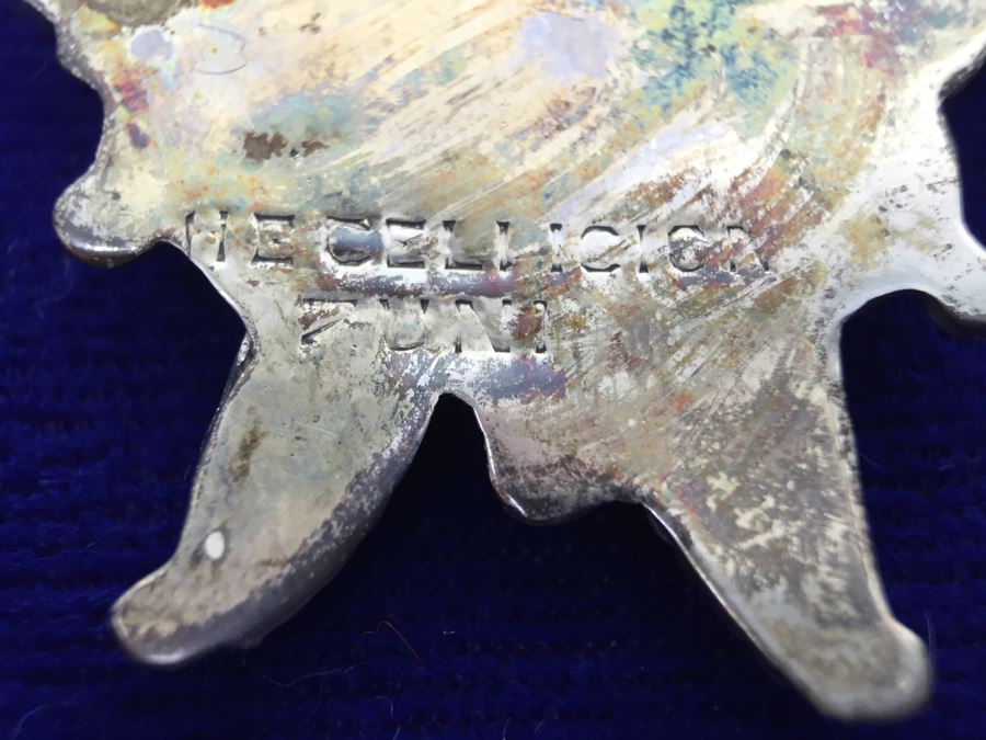 H E CELLICION, ZUNI Sterling Silver Pendant Brooch [Photo 11]