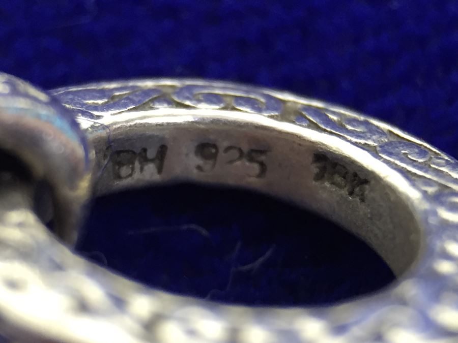 Stunning Sterling Silver And 18K Gold Diamond Bracelet Signed EFFY BH 40g [Photo 12]