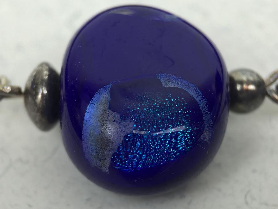 Laughing Wolf Designs Handmade Lampworked Glass Beads Sterling Silver NEW [Photo 7]