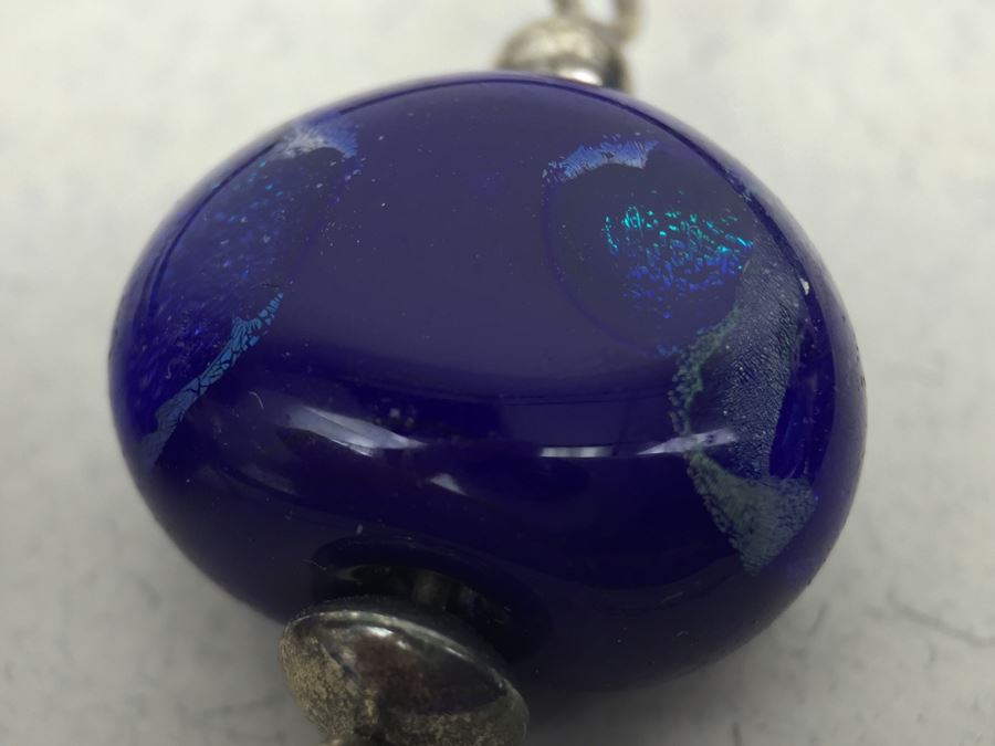 Laughing Wolf Designs Handmade Lampworked Glass Beads Sterling Silver NEW [Photo 5]